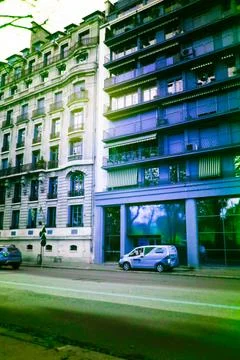 Paris in Ultraviolet Stock Photos