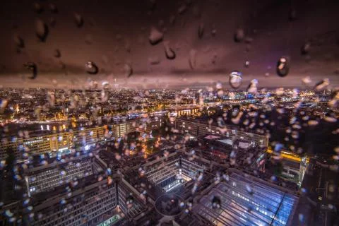 Paris under the rain Foto stock