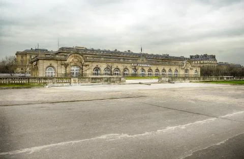 Paris under shutdown. Stock Photos