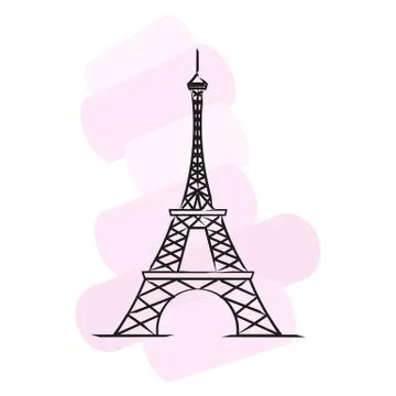 Paris vector illustration Illustrazione stock