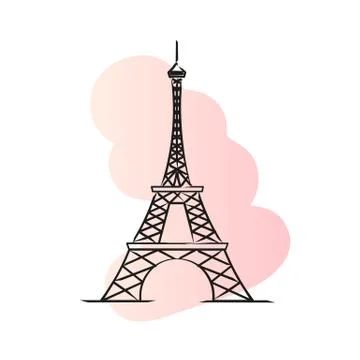 Paris vector illustration イラスト素材