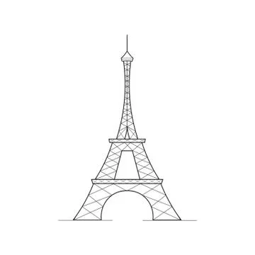 Paris vector illustration 스톡 일러스트