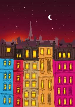 Paris. Vector illustration Illustrazione stock