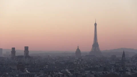 Paris View 002 Stock Footage 304824447