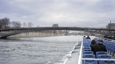 Paris view during the winter Stock Footage 60359170