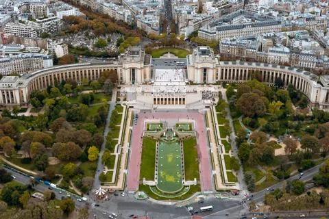 Paris. View from the Eiffel tower. 스톡 사진