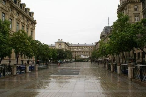 Paris, a view of Lepine Square Stock Photos