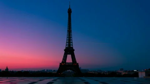 Paris Wakes Up Stock Footage 960065