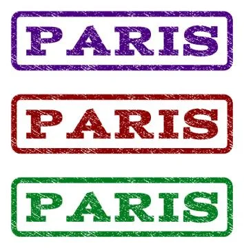Paris Watermark Stamp Stock Illustration