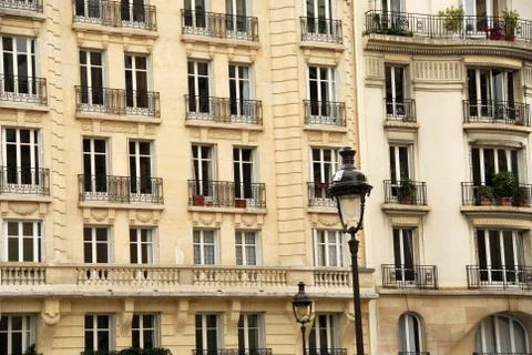 Paris windows Foto stock
