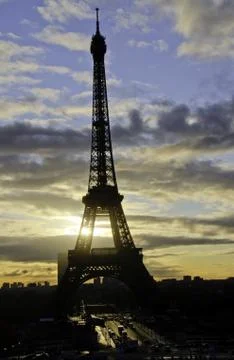 Paris in Winter Stock Photos