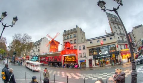 Paris in Winter Stock Photos