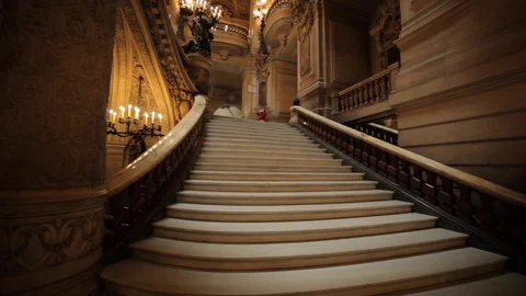PARIS_foyer_opera_garnier Stock Footage 128591392
