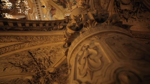 PARIS_foyer_opera_garnier Stock Footage 128591460