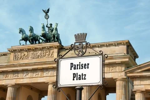 Pariser platz in berlin Stock Photos