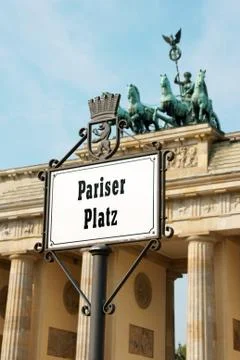 Pariser platz, berlin Stock Photos