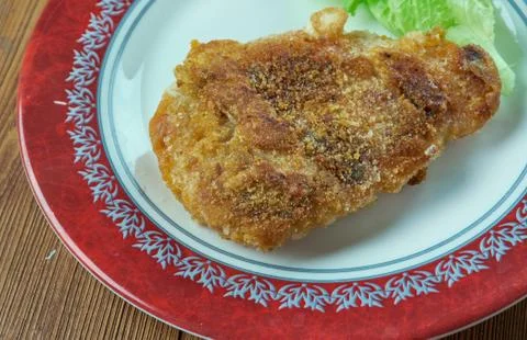 Pariser Schnitzel Stockfoto's