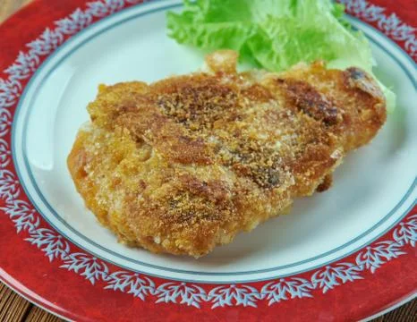 Pariser Schnitzel Stockfoto's
