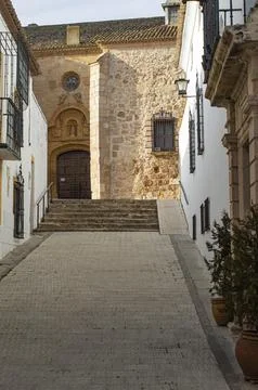 Parish of Belmonte Cuenca Stock Photos