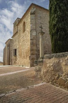 Parish of Belmonte Cuenca Stock Photos