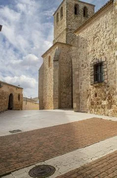 Parish of Belmonte Cuenca Stock Photos
