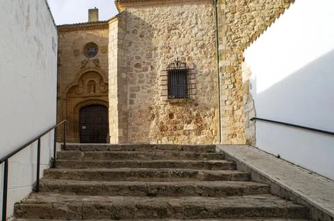 Parish of Belmonte Cuenca Stock Photos