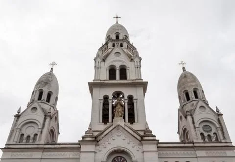 Parish of Blessed Sacrament in Tandil. Stock Photos