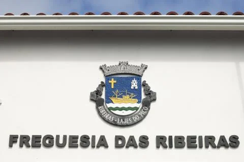 Parish council blazon Stock Photos
