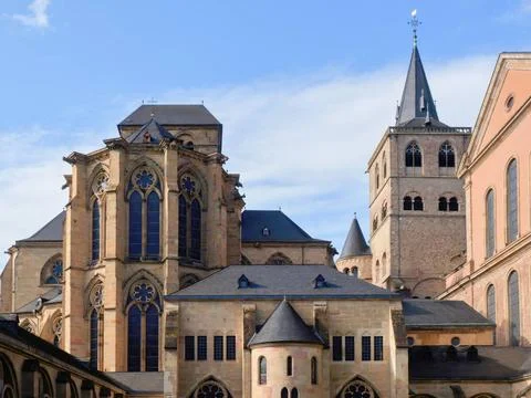 Parish of Our Lady Trier, oldest Gothic church in Germany The Church of Ou... Stock Photos