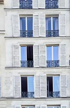 Parisian facade Stock Photos