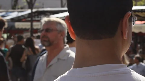 The Parisian manmarte Stock Footage 4377430