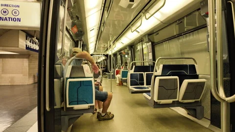 Parisian Metro Stock Footage 314635556
