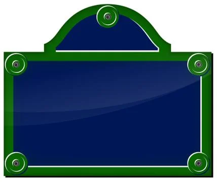 Parisian plate Stock-Illustration