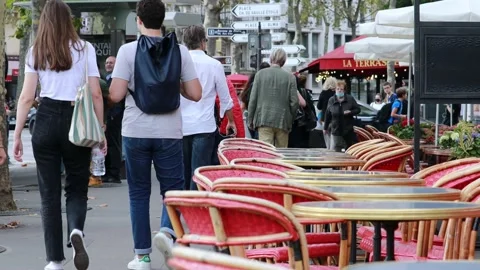 PARISIAN RESTAURANT Stock Footage 162018738