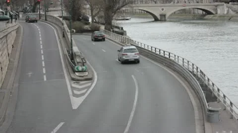 Parisian road (9628) Video stock 10773057