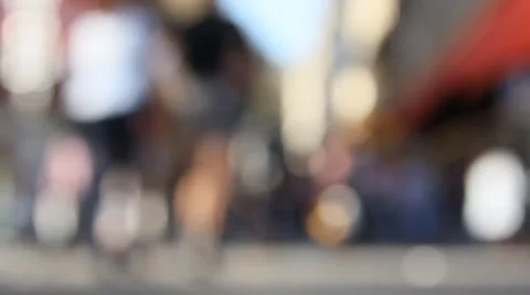 Parisian street pedestrians Stock Footage 4681053