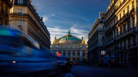Paris,view of the Opera Garnier. Foto stock