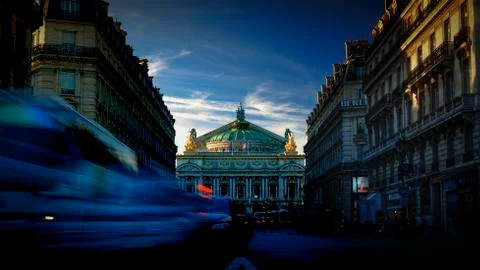 Paris,view of the Opera Garnier. Stock-Fotos