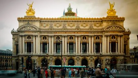 Paris,view of the Opera Garnier. Stock-Fotos