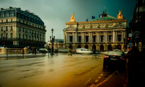 Paris,view of the Opera Garnier. Stock-Fotos