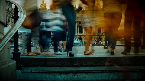 Paris,view of the Opera Garnier. Stock-Fotos