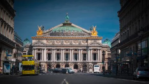 Paris,view of the Opera Garnier. Stock-Fotos