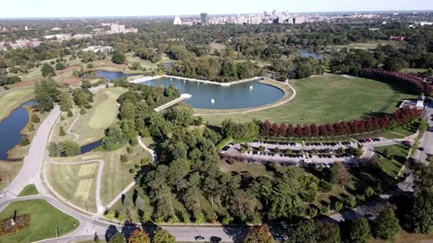 Park Aerial Video stock 140478490