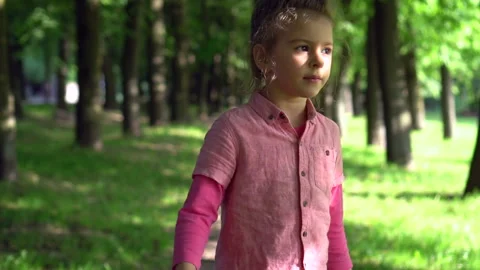Park and child Stock Footage 132442931