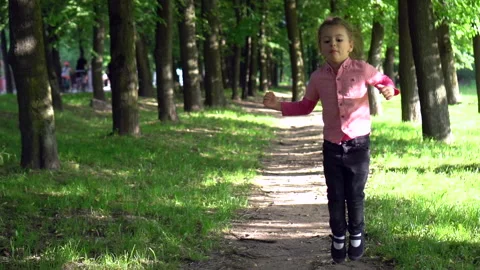 Park and child Stock Footage 132445098