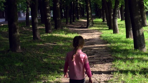 Park and child Stock Footage 132445380