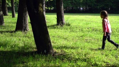 Park and child Stock Footage 132445531