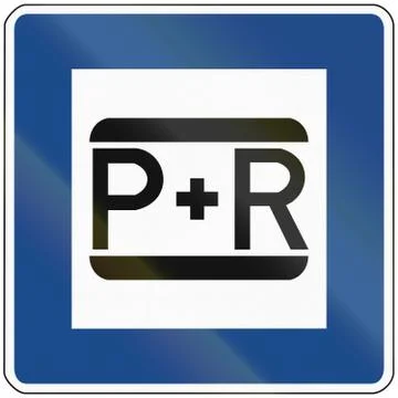 Park And Ride Ilustração Stock
