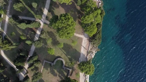 Park and sea Video stock 169653568