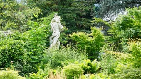A park in Antwerp Foto stock